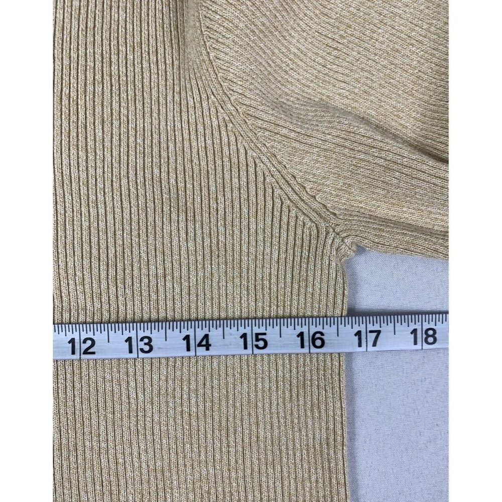 Liz Claiborne Women's Tan Sweater Top - Picture 2 of 4